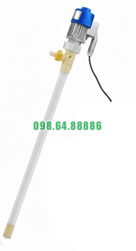 Bơm thùng phuy hút axit – kiềm, JDT-600W thân nhựa PTFE chống ăn mòn