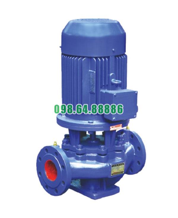 Bơm ly tâm trục đứng model ISG25-125 đẩy cao 20m công suất 0.75 kw