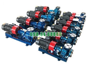 Bơm tuần hoàn dầu gia nhiệt RY100-65-200A lưu lượng 94 m3/h, cột áp 44 m, công suất 22 kW